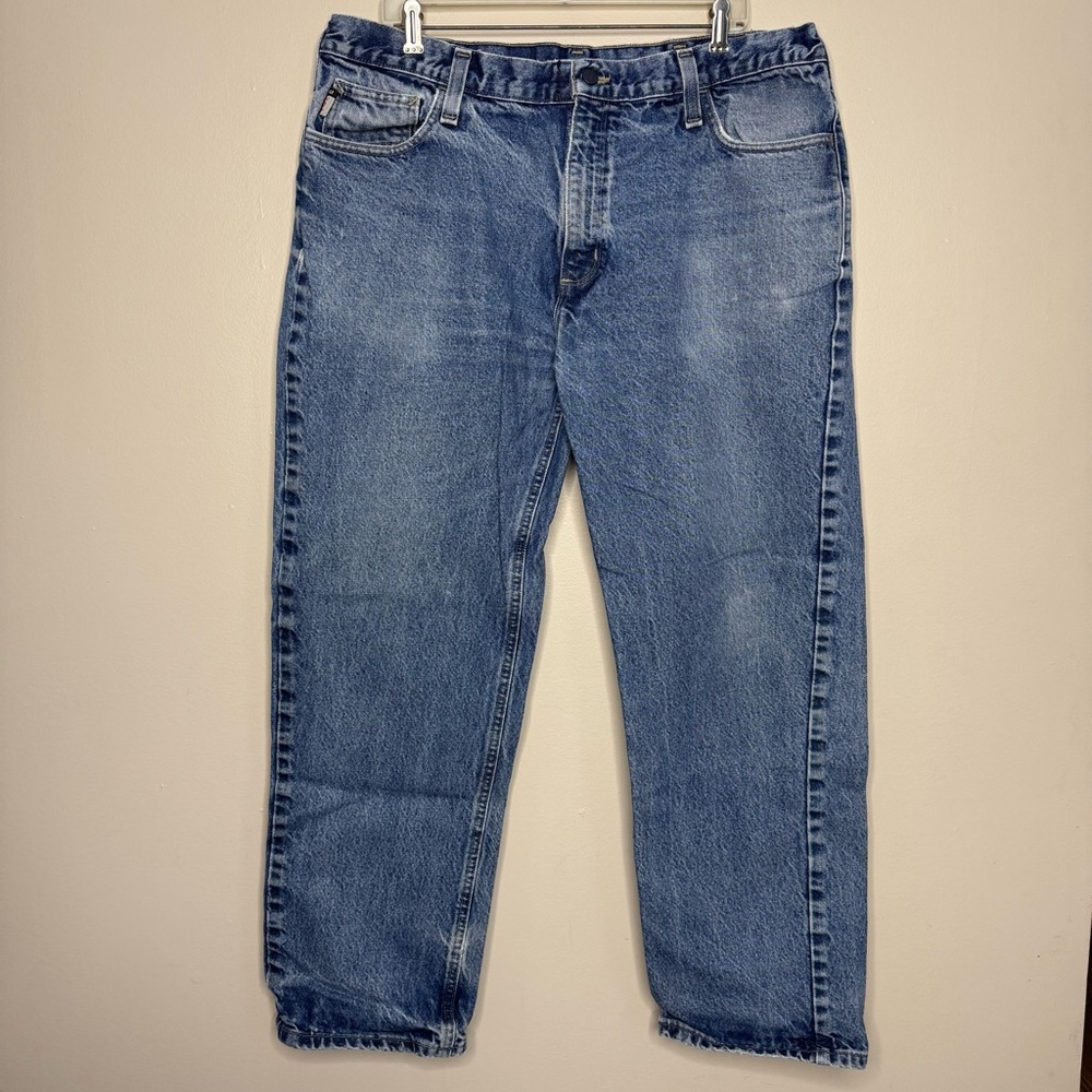 Carhartt Denim Blue Jeans - size 40x32